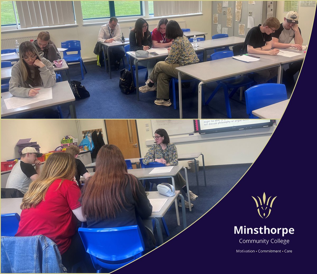 Our P16 English Language students were recently visited by a lecturer from the University of Huddersfield to teach our students about World Englishes.