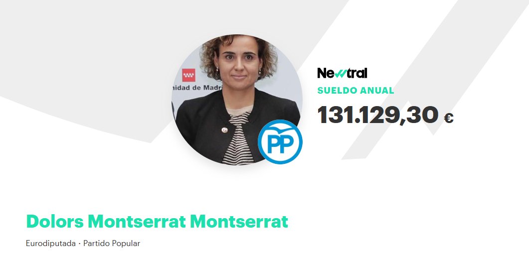 LaCatalunyaWoke's tweet image. Dolors Montserrat, que cobra 131.000 euros com a eurodiputada, estaria cobrant un sou a banda del Partit Popular Europeu, guanyant així 350.000 euros l'any.
És el sistema, tribu