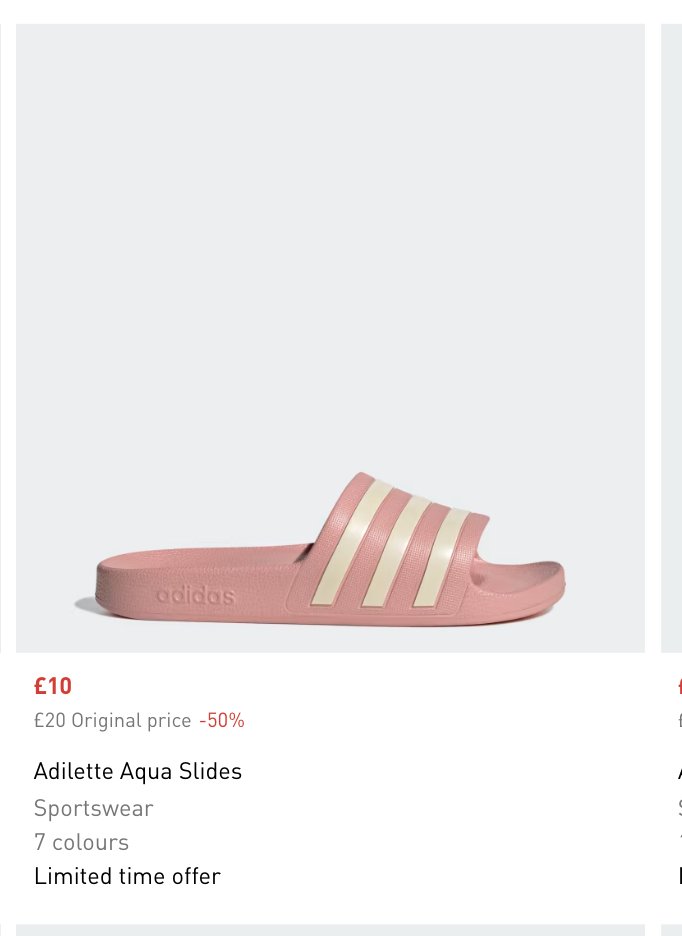 This adidas sale ends tomorrow.. You can get slides for as low as £10 with free delivery  ⚡

ad: Add to cart here >> bit.ly/4mZkma5
Sign up to an account and to get the free delivery