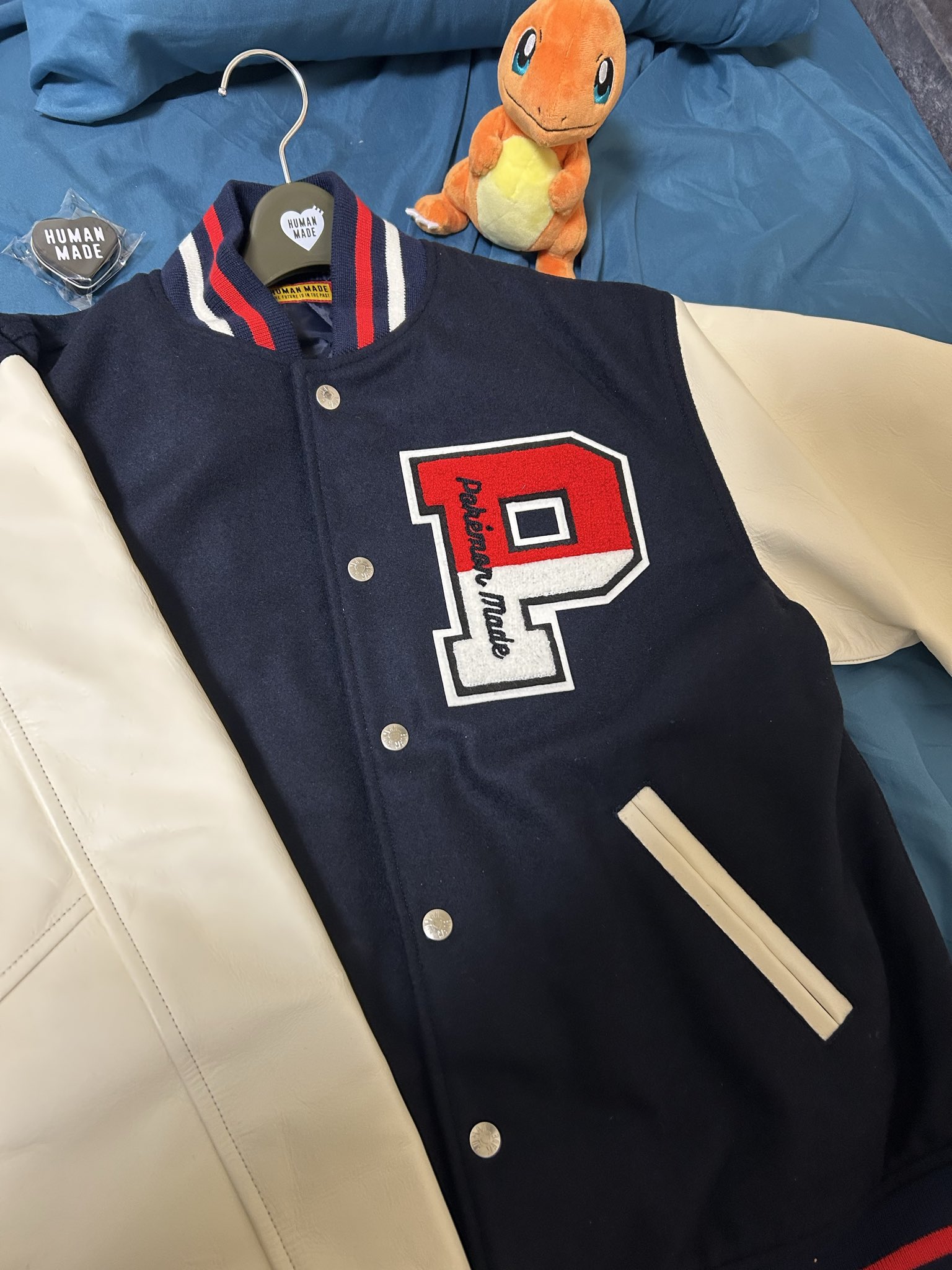 HUMAN MADE x Pokemon Made コーチジャケット NAVY HUMAN MADE x Pokemon Made Coach Jacket L コーチジャケット