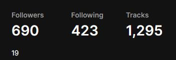 get me to 700 i'll drop a single to my next album 
soundcloud.com/xionun/
soundcloud.com/xionun/
soundcloud.com/xionun/