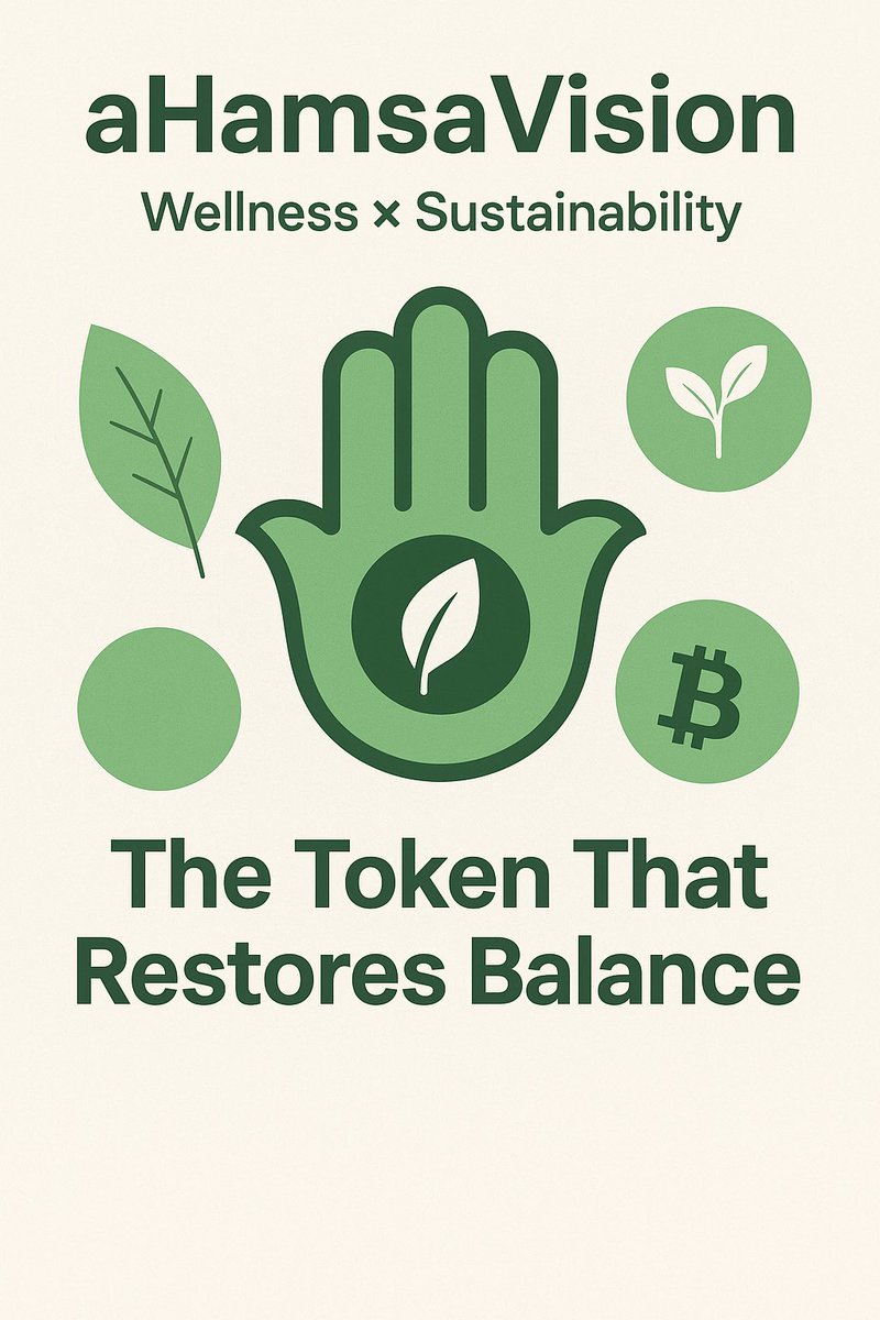 web3Nimzzy's tweet image. 🌍 The Earth is calling — and we’re answering.
Through aHamsaVision, we’re blending technology with purpose:
💫 Web3 innovation
🌿 Regenerative agriculture
🧘‍♀️ Holistic wellness

Together, we’re not just imagining a better world —
we’re building it.#ahamsarising