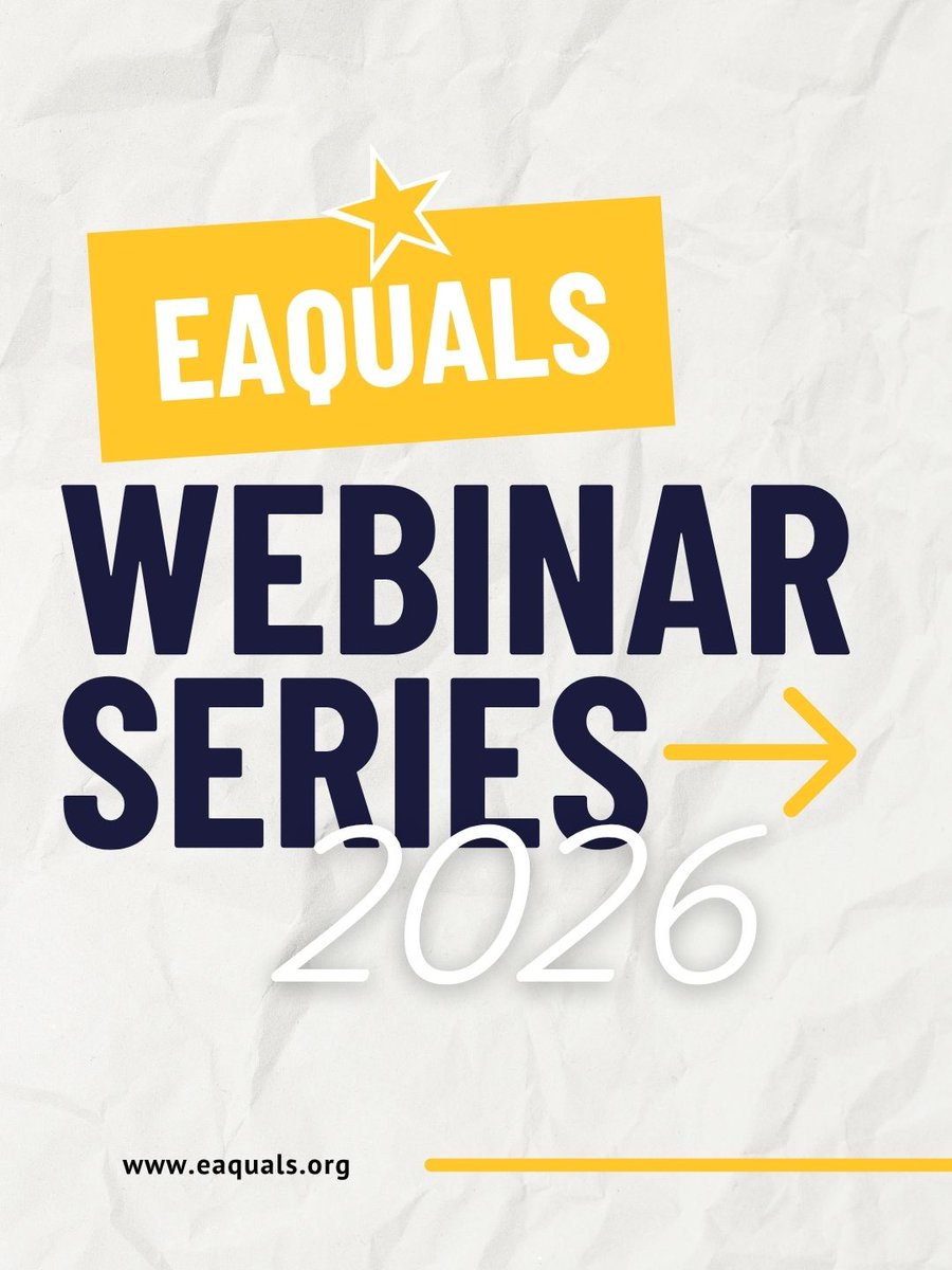 Eaquals's tweet image. 📣 Call for Presenters!
The #EaqualsWebinarSeries 2026 is now open for proposals.
Share your expertise in language education, AI, or academic management with our global community! 🌍

Details here 👉 eaquals.org/2025/10/14/eaq…

#Eaquals #WebinarSeries