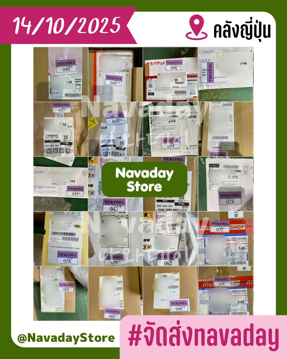 NavadayStore's tweet image. ชิปปิ้งเรือญี่ปุ่น 18 บาท/ขีด
📦รับรีแพคในไทย
🏠ส่งแยกบ้านได้

ภาพบางส่วนเรือญี่ปุ่นส่งออก 14/10/2025 

ไม่ค่อยว่างอัปเพจ แต่อัปเดตส่วนตัวตลอดค่า💜

LINE @NavadayStore 
lin.ee/spDcN2t

#จัดส่งnavaday #ชิปปิ้ง #ชิปปิ้งญี่ปุ่น #รีแพค #นำเข้าสินค้าญี่ปุ่น #พรีออเดอร์ญี่ปุ่น