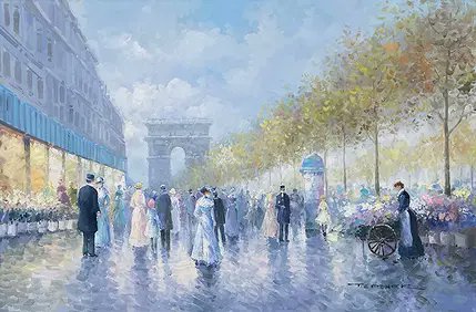 Paris Street Scene
by Te Pencke
in 1929

#Paris #Parisjetaime #visitparisregion #ExploreFrance #France #cityscape #arcdetriomphe #ChampsElysees #avenuedeschampselysees #tepencke