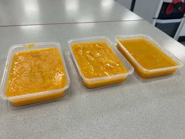 @chesterfieldhi  Year 9 Food Technology students, demonstrating recipe adaptation skills, using additional ingredients to create a winter soup.