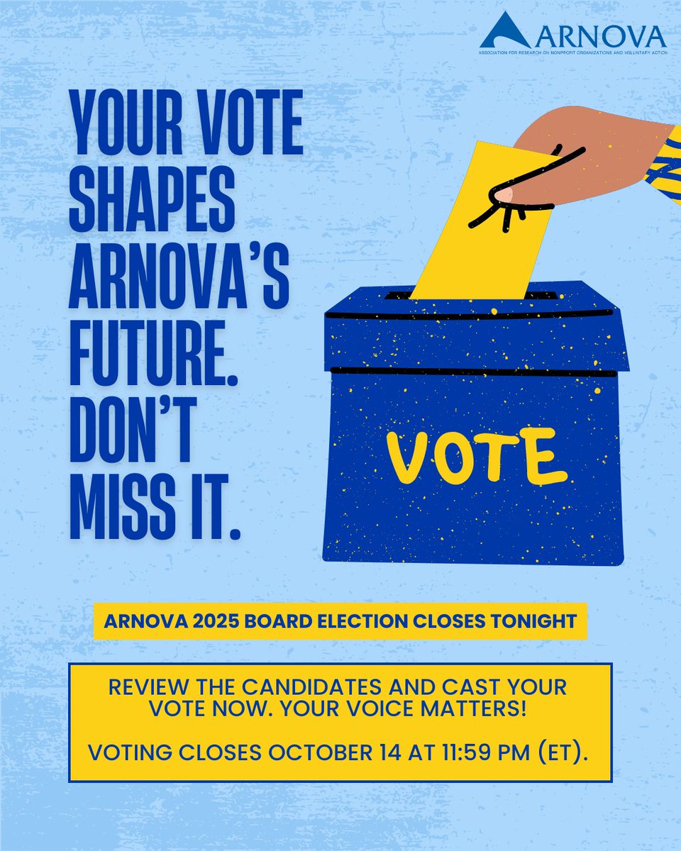 ARNOVA tweet media