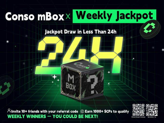 🎁 24H Left: Claim Your Believer’s Gift!

💰 Invite 10 friends = 100% USDT guaranteed
🎉 Plus a 593 USDT GRAND PRIZE up for grabs!

Your friends = Your fortune 🚀
Act fast — only 24 hours left!
#BelieveGift:t.me/conso_mbox_bot…