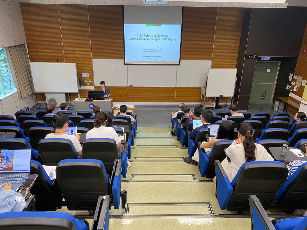 With heartfelt thanks to Prof. Yanzhuang Wang (Senior Principal Investigator, Shenzhen Bay Laboratory) for his generous and inspiring seminar, “Golgi Defects in Diseases: Mechanisms and Therapeutic Strategies” on 3 October 2025.