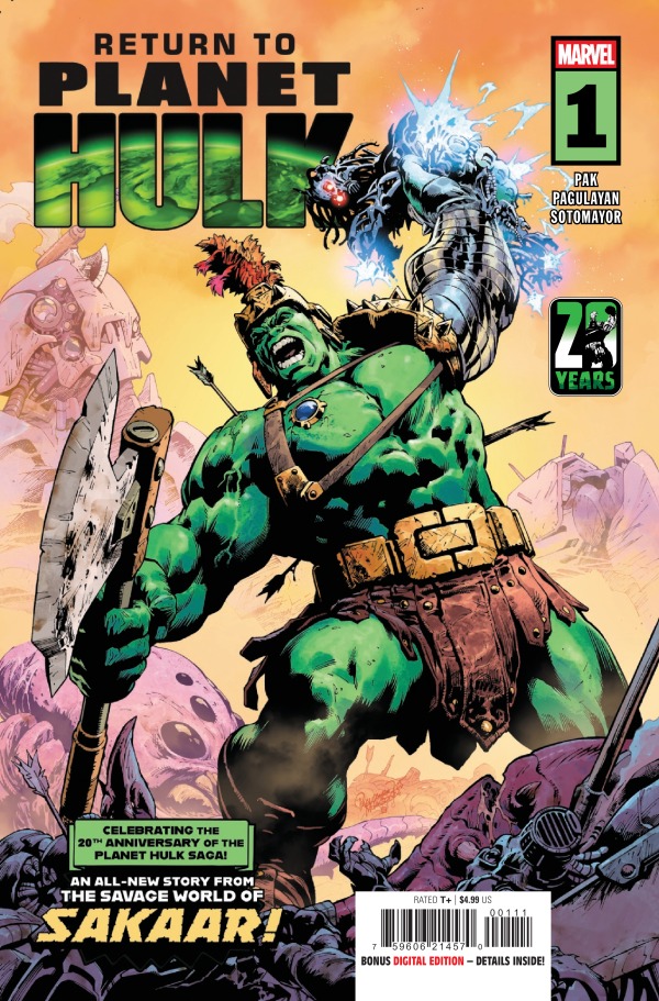 RETURN TO PLANET HULK #1 - on the shelves now