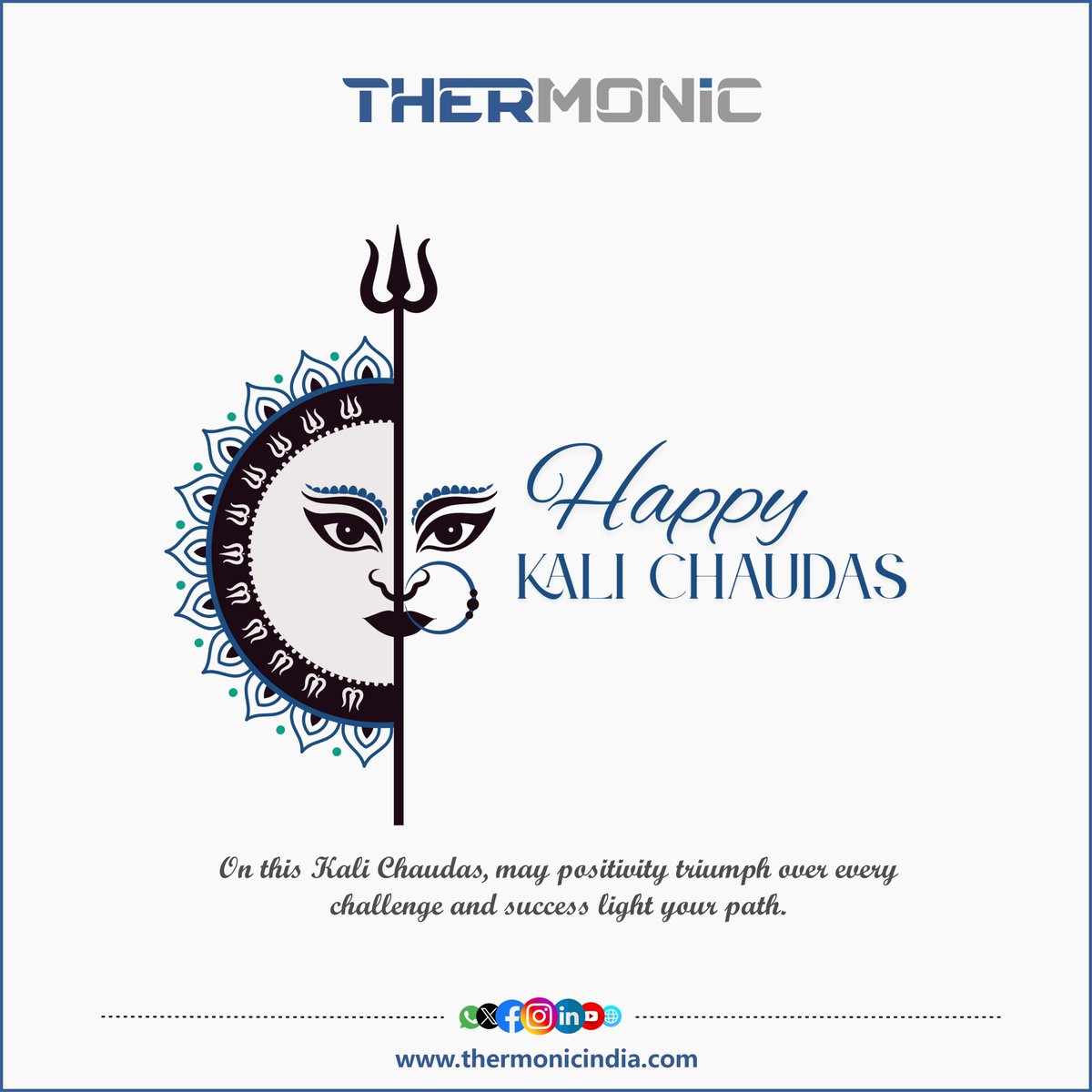 🌑 On this Kali Chaudas, let’s embrace the power of positivity and resilience.
#HappyKaliChaudash #KaliChaudash2025 #Thermonic #FestiveGreetings #CorporateCelebration #ThermonicIndia #PositiveEnergy #DivineStrength #IndustrialInnovation #FestivalOfLights