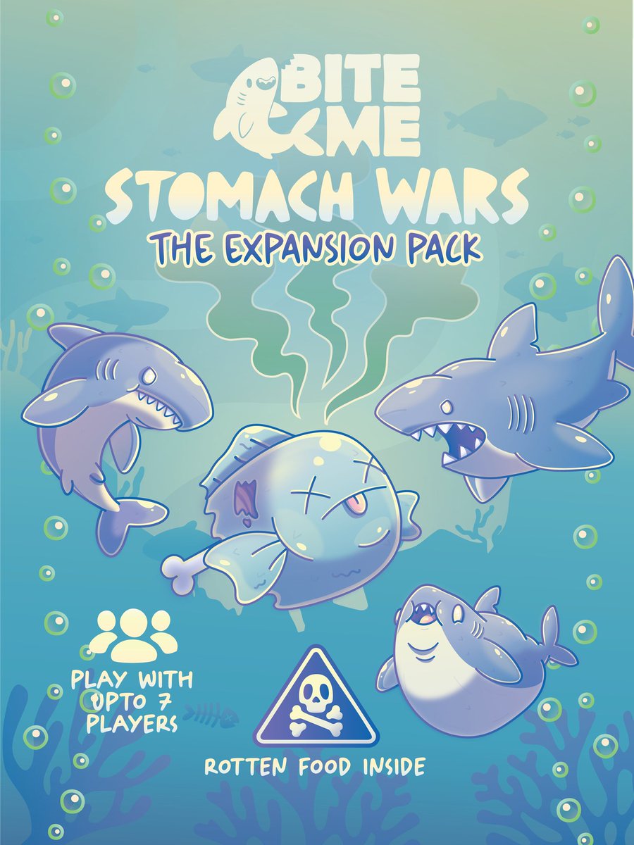 Stomach Wars! The Bite Me Expansion Pack is available to Order on Our Kickstarter Page <a href="/Kickstarter/">Kickstarter</a> #BiteMe #cardgame #tabletopgames