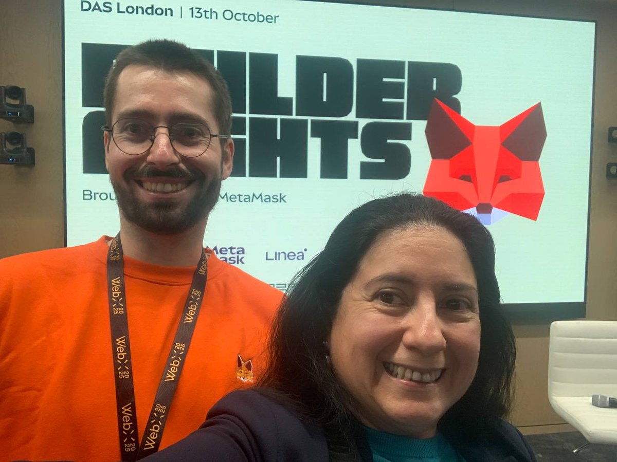 Representing <a href="/SupraFin_global/">SupraFin</a> I (<a href="/lreasor/">Liliana Reasor</a>) had an amazing time at Builder Nights London - Institutional Edition! It was fantastic to have met <a href="/francescoswiss/">Francesco Andreoli ᵍᵐ</a> who led the discussion on institutions, #Ethereum infrastructure and the future rails for capital on-chain.