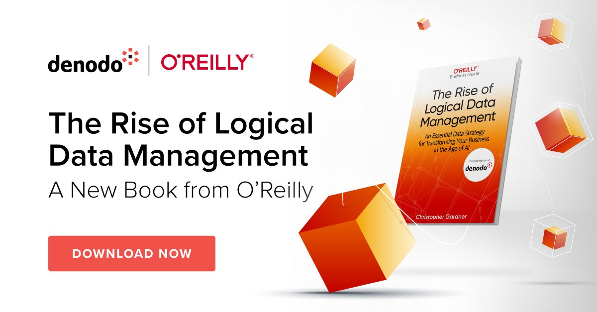 denodo's tweet image. Data is the foundation of AI success. Discover how #LogicalDataManagement is transforming enterprises with trusted, governed data — and why it’s key to true #AI readiness.
Read O’Reilly’s “The Rise of Logical Data Management” 👉 okt.to/j2nHpC
#Denodo #DiscoverLogical