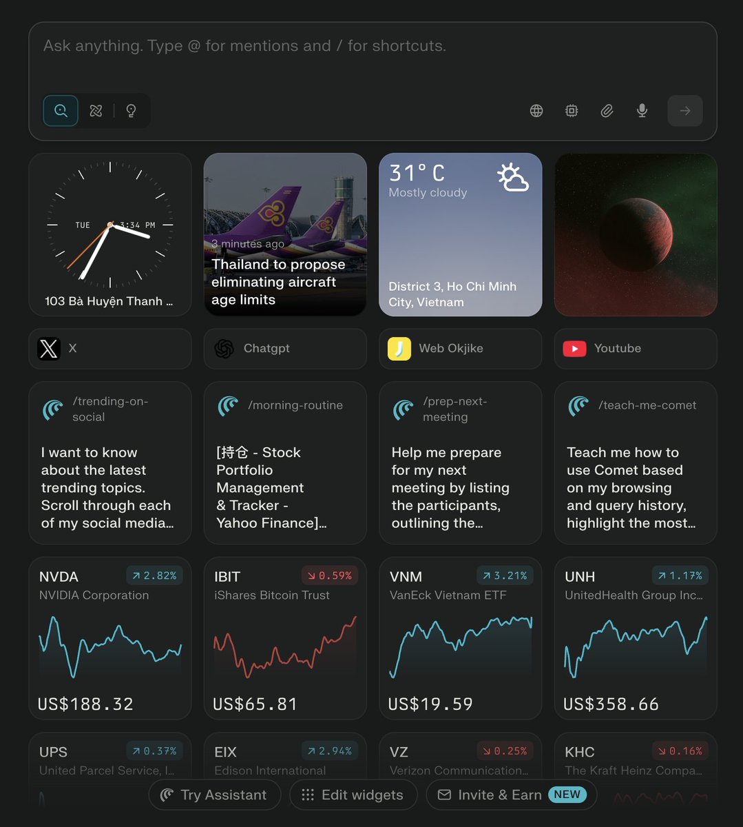 lzygogo0912's tweet image. using Comet for my morning briefing has been surprisingly efficient — just a quick glance in the morning, and no more time wasted on low-value scrolling.
🤖 Here’s what my morning briefing looks like👇 #Comet #Agent #perplexitycomet