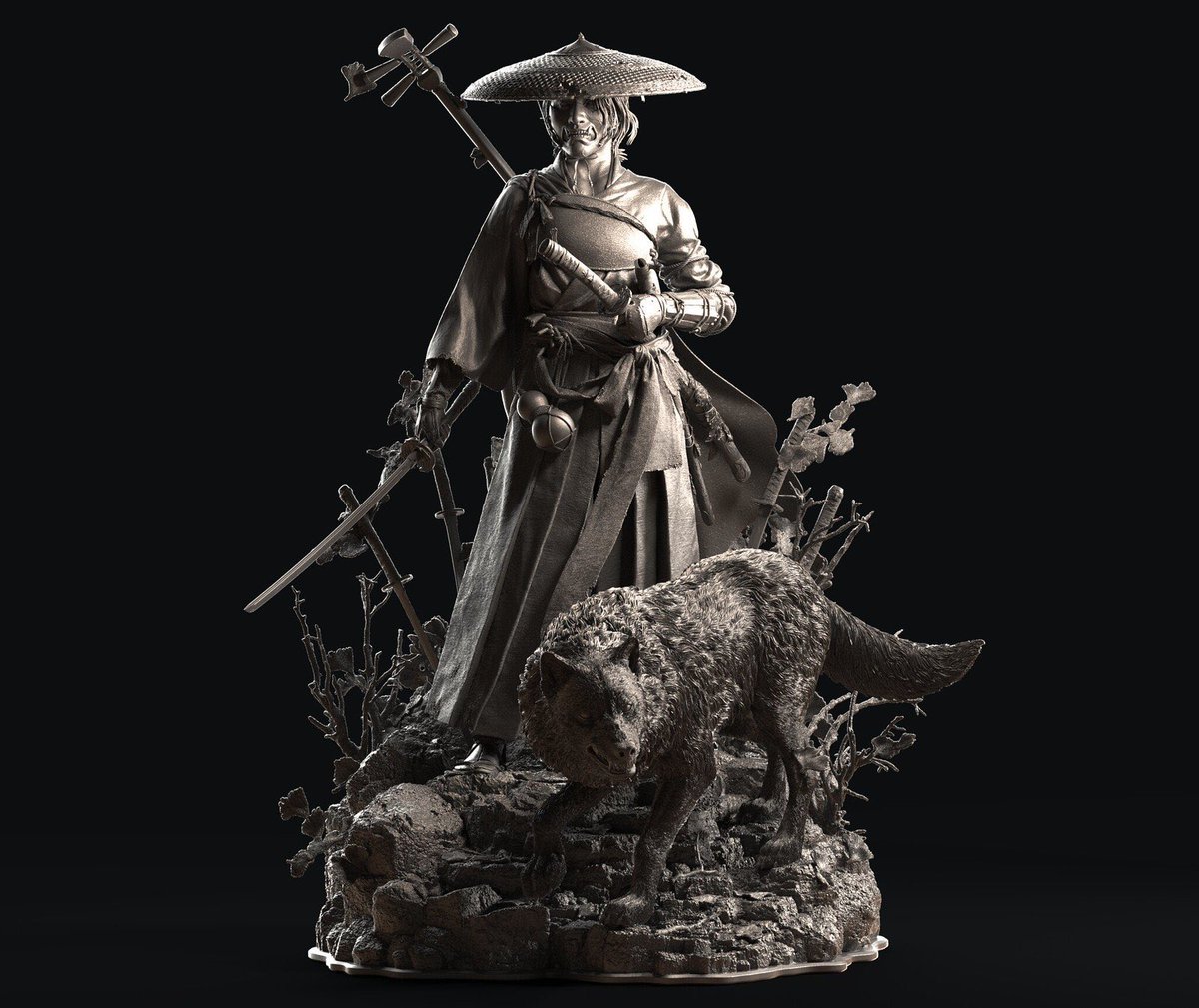 Prototype de chez <a href="/Prime1Studio/">Prime 1 Studio (プライム１スタジオ)</a> !!! 
Allez c’est bon j’achète !!!! 🤩🤩🤩

#GhostofYotei