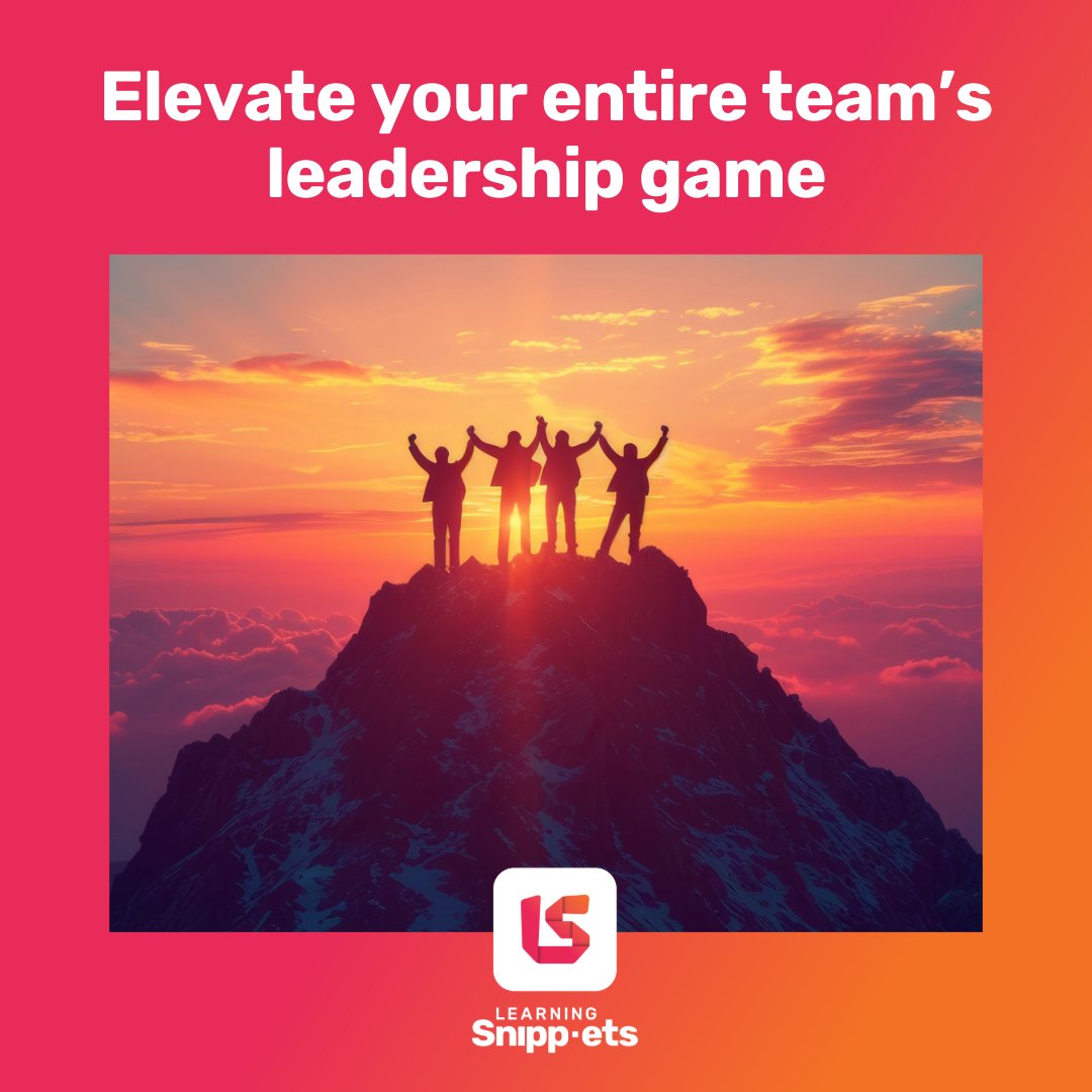 dialecticwork's tweet image. Boost your team’s leadership! 🚀 Enrol up to 25 for FREE in our Leadership Snippets Program—2 min per scenario to build skills &amp;amp; workplace culture. Launching 2025-10-21. Register now: bit.ly/42GRQTk #LeadershipDevelopment #TeamBuilding