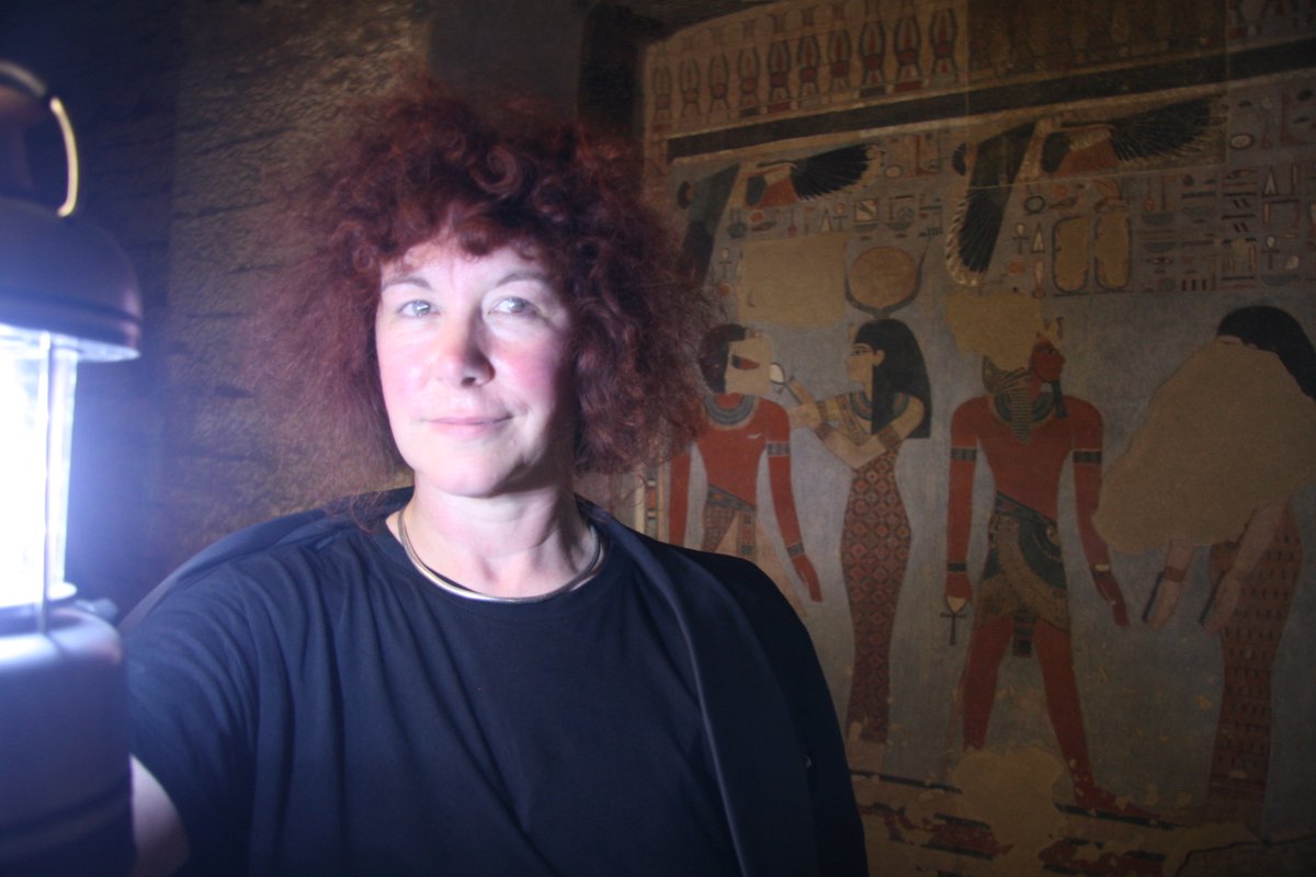 🥳Now officially open - the tomb that literally brought me to tears!
52 minutes into facebook.com/watch/?v=63736…
Discovered over 200 years ago &amp; under conservation for over 20, the incomparable tomb of #Egypt's greatest pharaoh Amenhotep III...  instagram.com/p/DPZJV5ljB_V/…
(image: Lion)