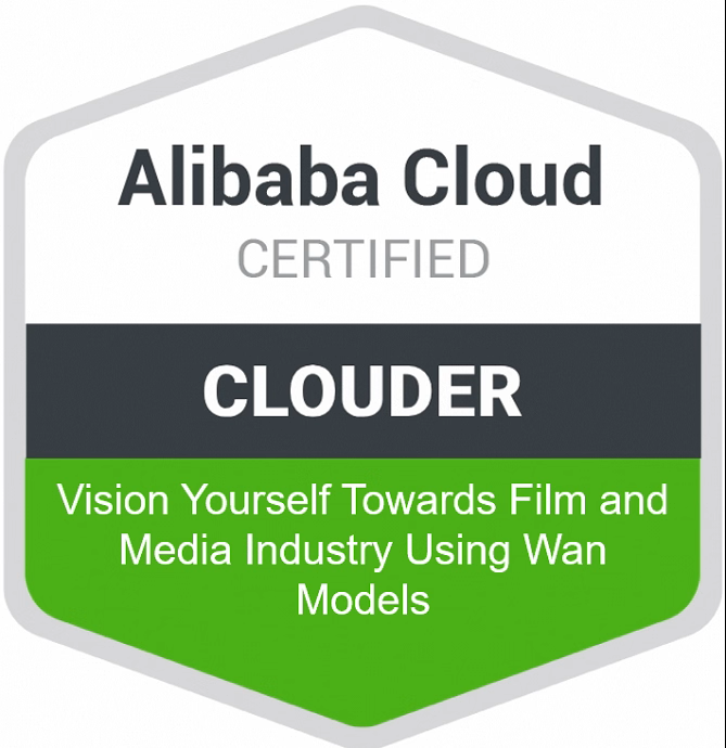 johannesbambang's tweet image. 🎉 Certified in Wan Models for Film & Media (ACFW502) from @Alibaba_Cloud!
🎥 AI video | 🤖 Avatars | 🎙️ Voice sync | ✨ AI editing
Serial: ACFW502251000230028
The future of film is human + AI. Let’s create it! 🚀
#WanModel #AI #AIGC #FilmTech #AlibabaCloud #Certified 🎬🤖