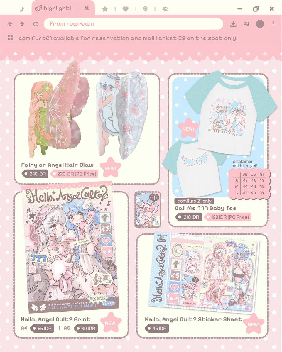 careammmm_'s tweet image. caream #cf21 po batch 2 and #artket05 catalog
✅ international mails OK
⋆ ends at 21 october
⋆ original, shoujo, saiki, nana, green yuri, arcane, hoyoverse
⋆ cf21 able to pick up & mail, artket ots only
⋆ GOs please notify me!
1/3