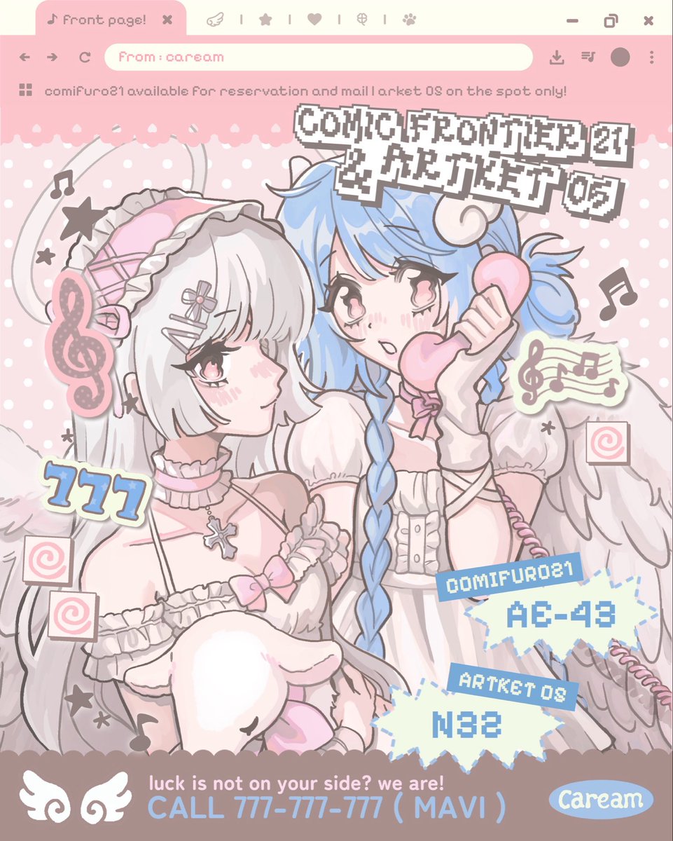 careammmm_'s tweet image. caream #cf21 po batch 2 and #artket05 catalog
✅ international mails OK
⋆ ends at 21 october
⋆ original, shoujo, saiki, nana, green yuri, arcane, hoyoverse
⋆ cf21 able to pick up & mail, artket ots only
⋆ GOs please notify me!
1/3