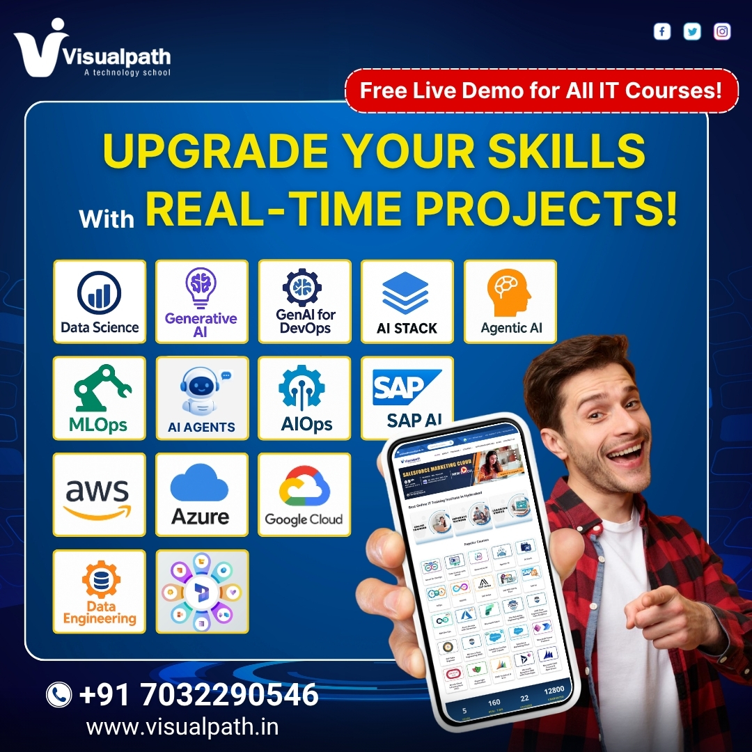VisualpathPro's tweet image. 💡 Ready to power up your IT career?
Join Visualpath’s Real-Time IT Training and gain hands-on experience in top trending technologies!
🎯 Courses: AI Stack | Gen AI | Data Science
📲 Call/WhatsApp: +91 7032290546
🌍 Visit: visualpath.in
#Visualpath #AITraining #New