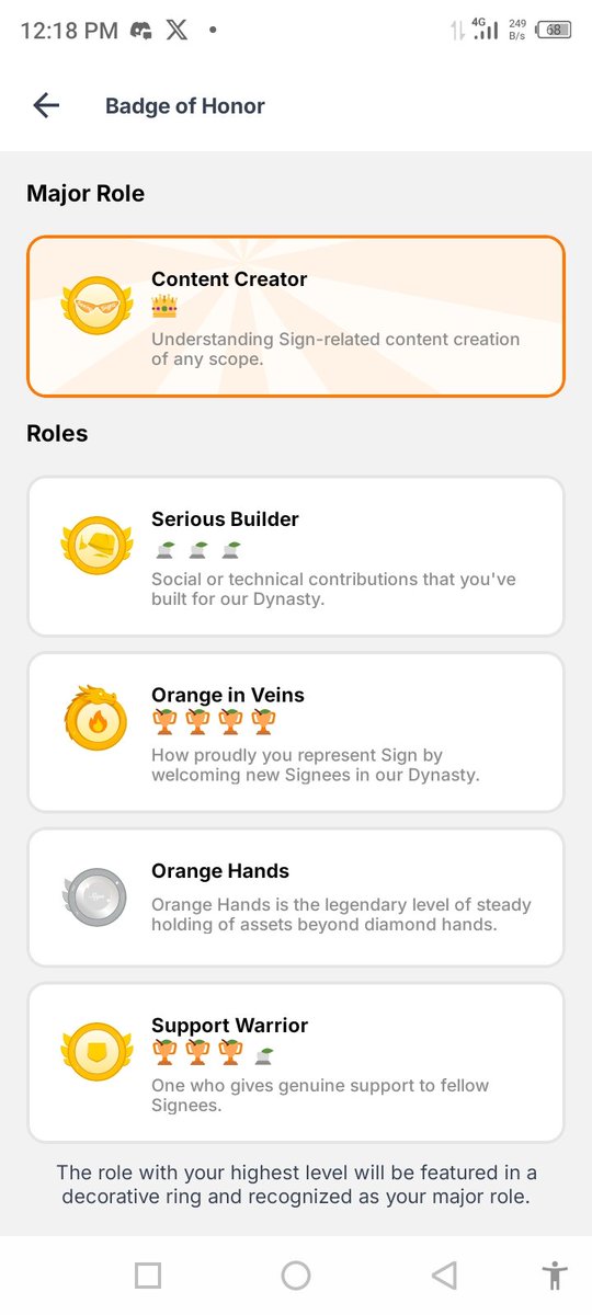 Treazure_web3's tweet image. What a massive growths
Allihamdullah I just achieve my first crown ever
Congratulations to me 🎉🎉🎉🎉
Everyday is a great day and everyday count to the toward journey
We keep building and keep on consistently on @ethsign @sign because consistently is the key to the success