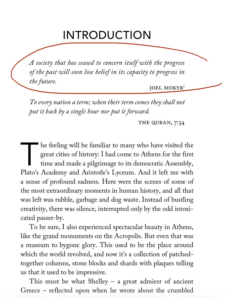 The only problem with Joel Mokyr winning the Nobel Prize in economics is that people will realize where I get all my ideas from. In my book Peak Human, I cite him 35 times – and open the entire book with a quote from him.
