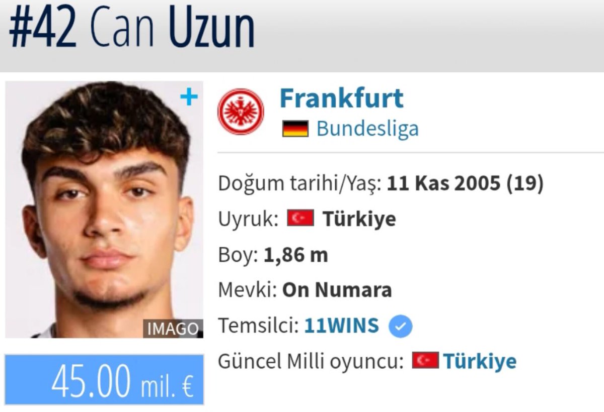 Akşam Kerem yerine ilk 11. De olması gerekiyor!
