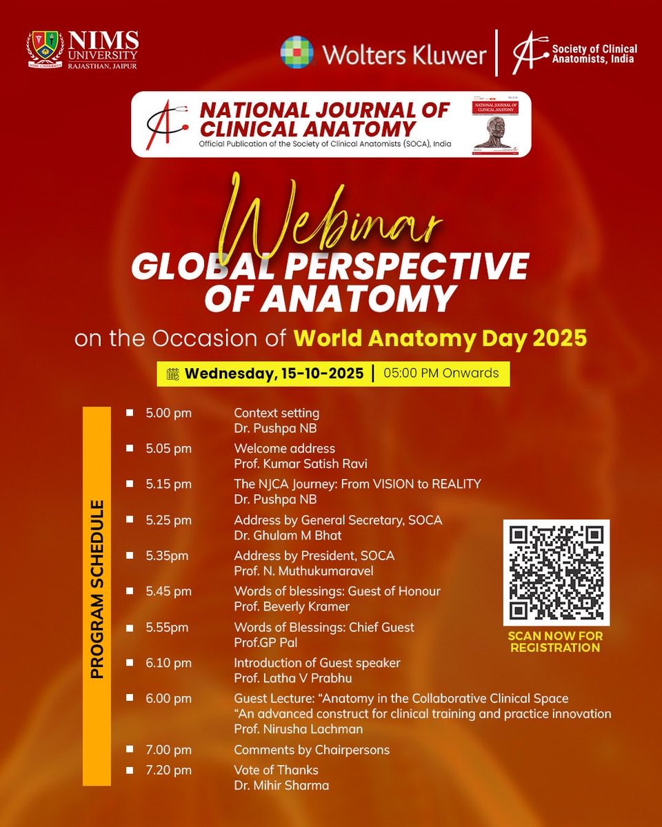 drksravi's tweet photo. #anatomy #worldanatomyday2025 #soca #njca #ifaa #NIMS https://t.co/bfAih1Fy88
