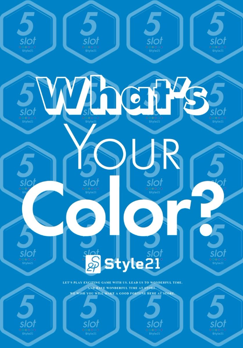 Style21_660's tweet image. 🤔明日はどのCOLORで遊ぶ？🤔

  ☝️1️⃣0️⃣月1️⃣5️⃣日朝9️⃣時オープン☝️
ご来店お待ちしてまぁす🫡#５スロコーナー #COLOR