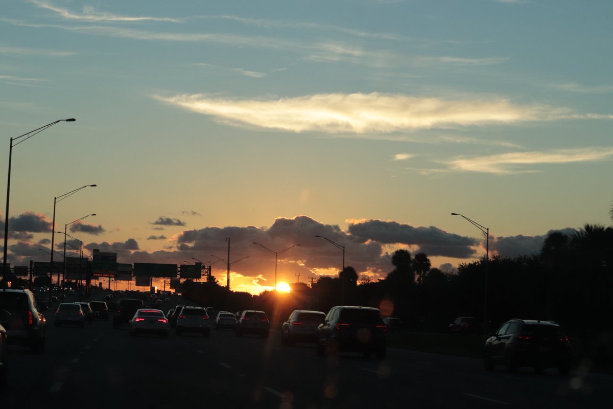 Oh itbso nice to be back in Florida, traffic and all!