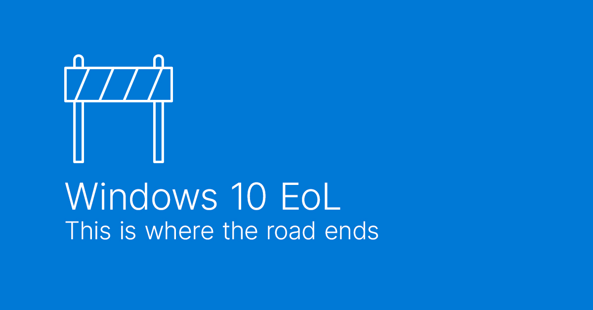 chstechgroup's tweet image. Every road has to end somewhere.

For Windows 10, it’s October 14, 2025.

Unsure which direction to take? Drop a comment below, and we’ll help guide your next move.