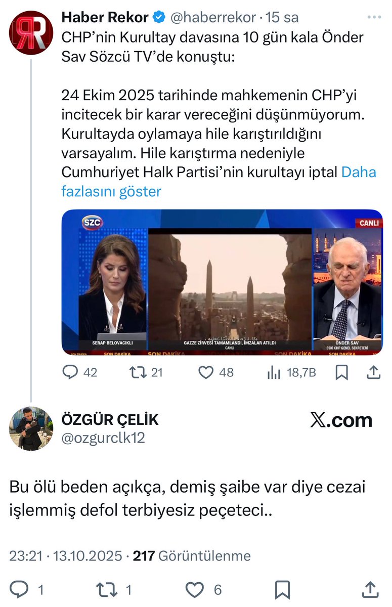Önder Abi dediği adama yanındaki meczup terbiyesiz peçeteci diyor.