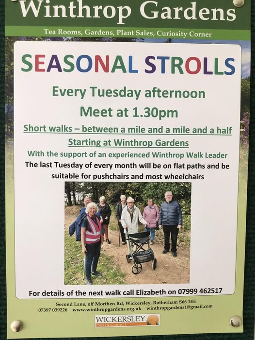 Stag_RosePPG's tweet image. #tuesdaymotivation with Wickersley Walks

@WinthropGardens  - meet 1.30 at Winthrop Gardens... all welcome 🚶🏽‍♀️🚶🏾🚶🏾‍♂️

#afternoonstroll #CommunityWalk #accessibilityforall #walkingtogether
