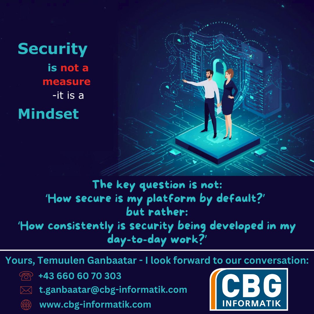 CBG_Informatik's tweet image. Security on IBM i is not a product – it is a living process. CBG Informatik embeds security in everyday life in a structured way. This turns security from a foundation into a growth driver.
➡️ Learn more in this release

lnkd.in/dSZ-QpZJ