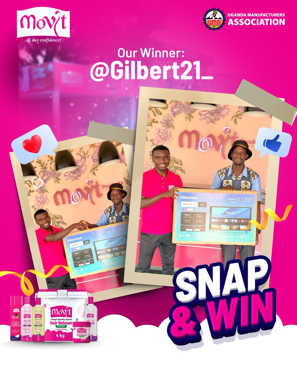 Congratulations to <a href="/Gilbert21_/">.</a> , our Snap &amp; Win #MovitAtUMA winner! 🎉

A big thank you to everyone who participated and made the challenge exciting.