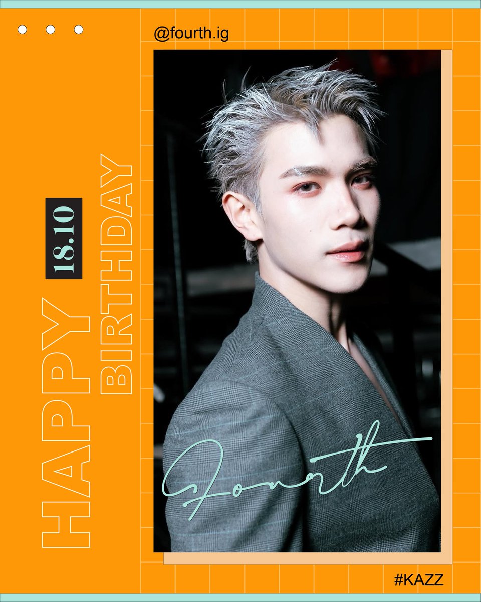 HAPPY BIRTHDAY TO FOURTH <a href="/tawattannn/">FOURTH</a> 

สุขสันต์วันเกิดนะคะโฟร์ท วันเกิดปีนี้ขอให้โฟร์ทมีความสุขทุกวัน มีรอยยิ้มกับทุกสิ่ง รายล้อมไปด้วยแฟน ๆ ที่น่ารักอยู่เสมอ เป็นเด็กดีแบบนี้ตลอดไปเลยน้า~ ❤️

#KAZZMAGAZINE #Fourthnattawat