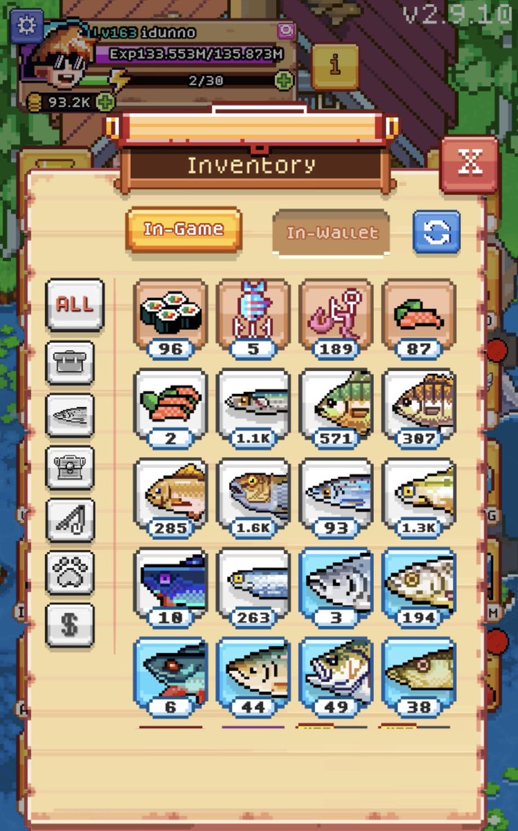 My remaining resources before Ignition Phase ends 😅 <a href="/FishingFrenzyCo/">Fishing Frenzy</a> <a href="/Ronin_Network/">Ronin</a> 

93k gold 💰 
96 sushi 🍣 
87 sashimi 🍱 

Let’s see where it gets me 

fishingfrenzy.co/?code=IDUNNO