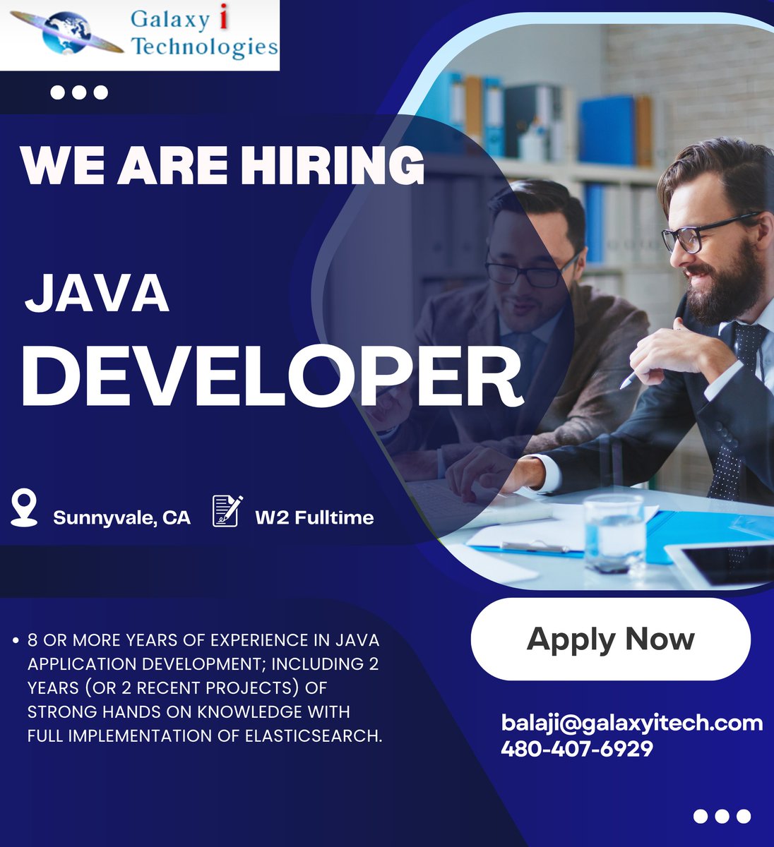 galaxyitech123's tweet image. Galaxy I Technologies is looking for Java Developer in Sunnyvale, CA
Apply Now: lnkd.in/gmqBQ7cS.
#galaxyitech #programmerlife #programmers #softwaredevelopment #jobs #javascripts #developerlife #javadevelopment #programminglife #webdevelopment #softwaredevelopers