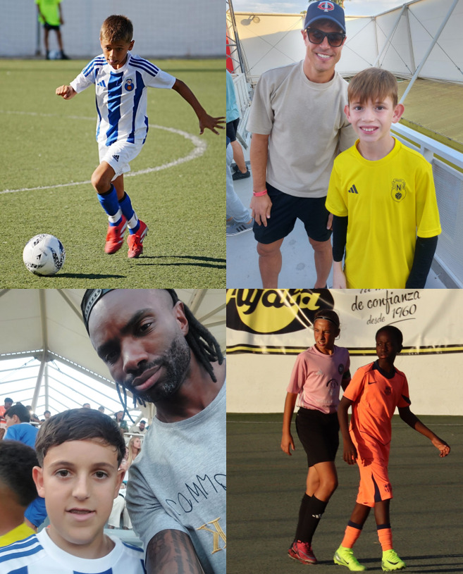 Cuatro jóvenes de Arahal participaban este fin de semana en la IV edición de la Reyes Cup, Torneo Internacional de Fútbol Base organizado por la Hermandad de los Muchachos de Consolación de Utrera para rendir homenaje al futbolista José Antonio Reyes.