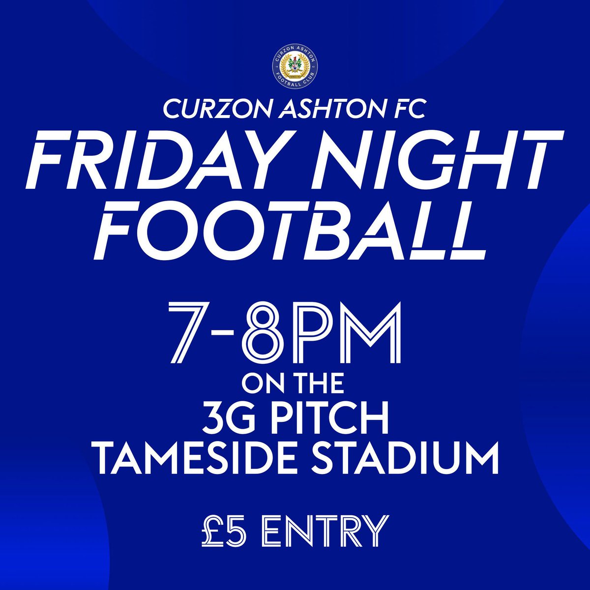 𝗙𝗮𝗻𝘀 𝗙𝗿𝗶𝗱𝗮𝘆 𝗡𝗶𝗴𝗵𝘁 𝗙𝗼𝗼𝘁𝗯𝗮𝗹𝗹 ⚽️

Email Richard to join:
📧 Richard@curzon-ashton.co.uk

#UTN | #TheNash