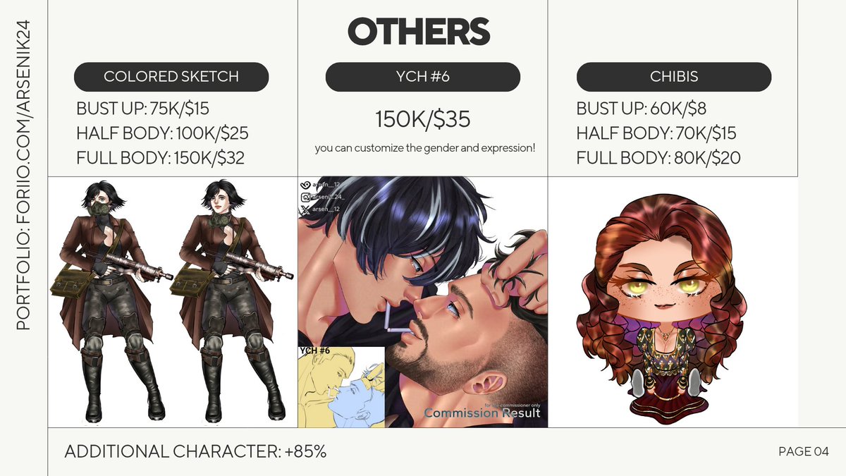 arsen__12's tweet image. (Likes and RTs are really appreciated.)
‼️NAZ'S COMMISSION OPEN‼️
Kindly DM me if you're interested or send a request via VGen (link 👇). Thank you ^^
#VGenOpen #VGenComm #commissionopen