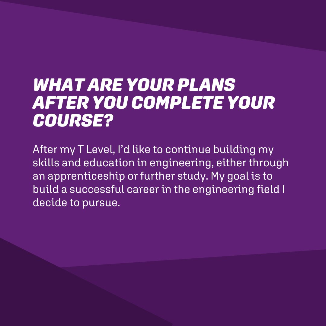 bcot's tweet photo. 🌟 This T Level Week, we are hearing from out T Level Students! 🌟 

This is what Juliane has to say about her course ➡️ 

#BCoT #TLevels  #TLevelWeek https://t.co/RN1x4VPywM