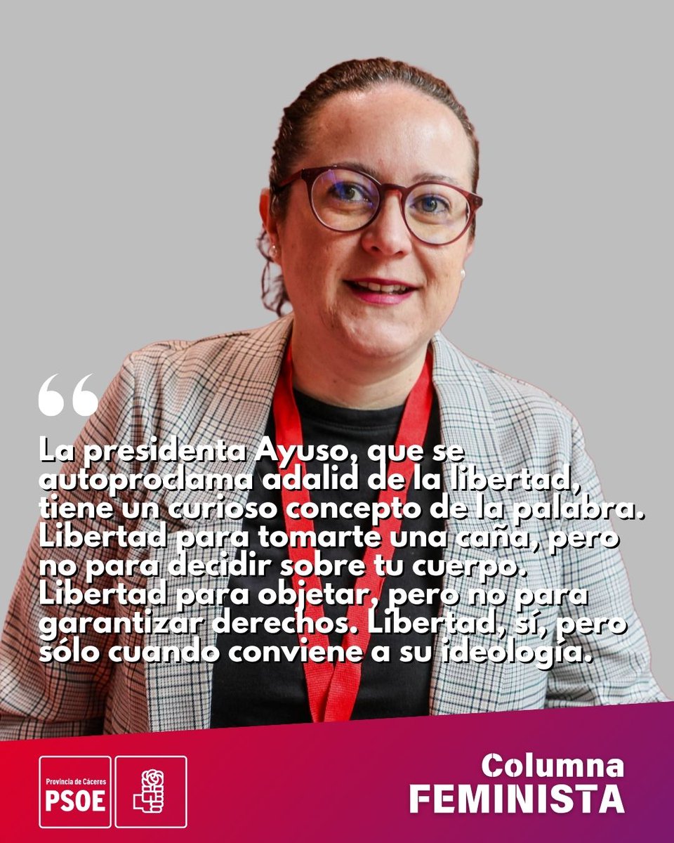 PSOE provincia de Cáceres tweet media