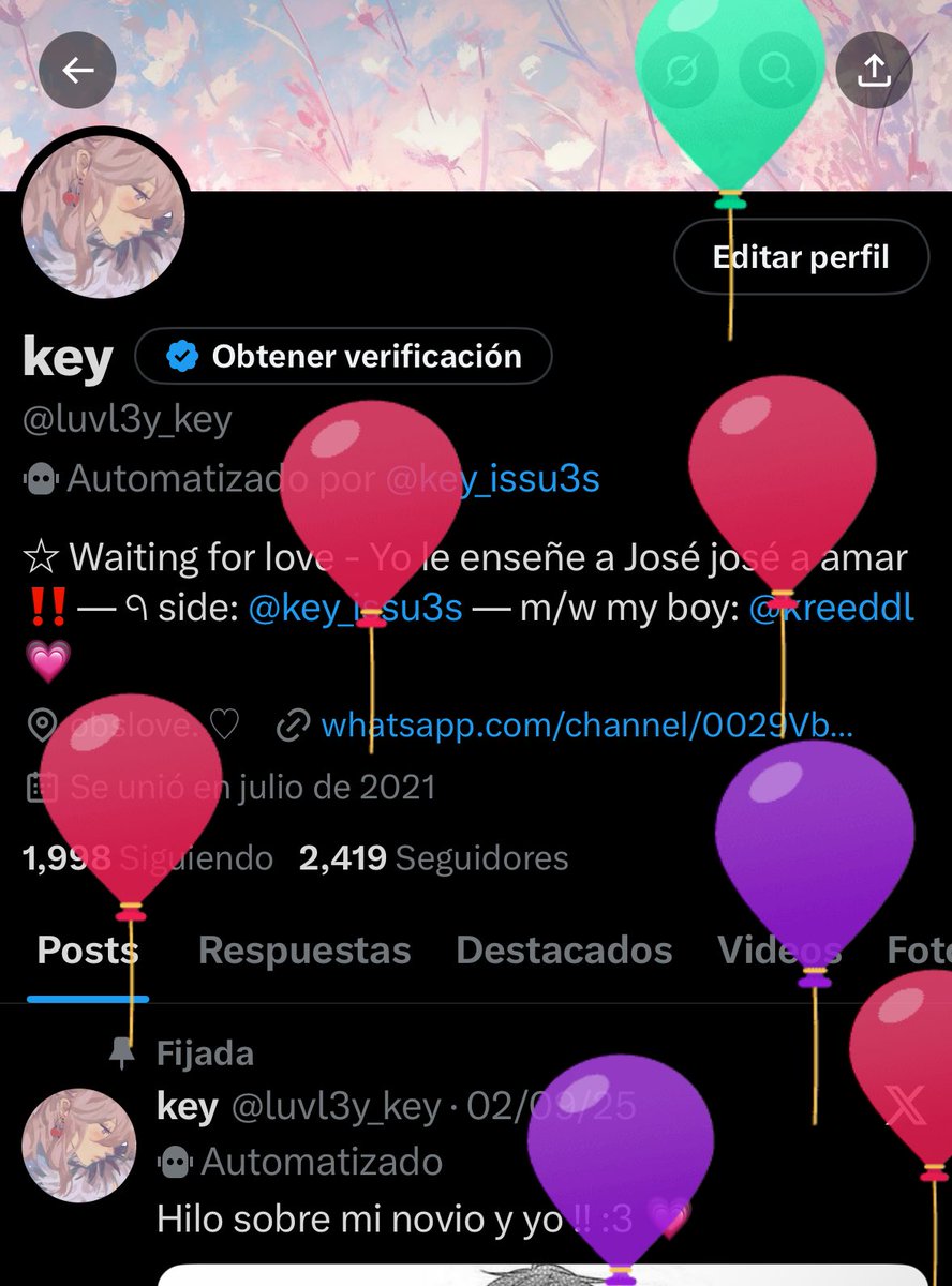 jujuji, tengo globitos, mi cumpleee