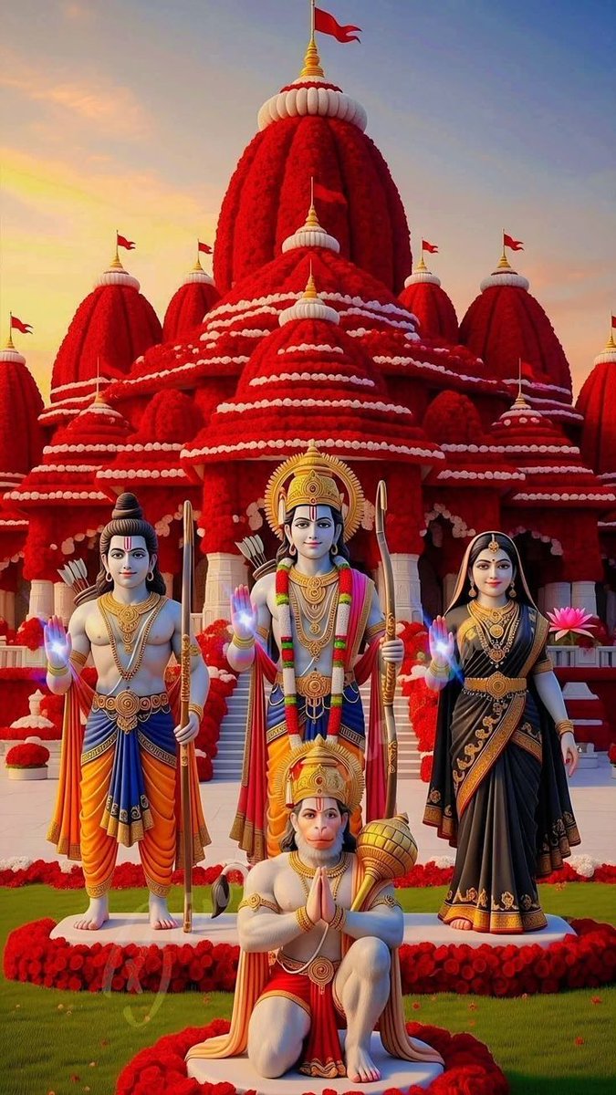 “धर्म का आह्वान होने पर कर्तव्य की पुकार स्वतः उठ खड़ी होती है।” – राम धर्म की शक्ति बताते हैं
“आत्मसंयम से महान् विजय नहीं।” – मन को जीतने पर राम...jai shree ram