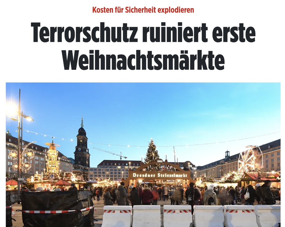 Der islamische Terror hat sein Ziel erreicht. 

Eine feige und gefesselte Nation wird durch eine kleine, todesbereite Gruppe bereits jetzt dominiert. Warum?

Weil man das Problem nicht an der Wurzel anpackt, weil man nicht mit Remigration und De-Islamisierung die Gefahr ein für