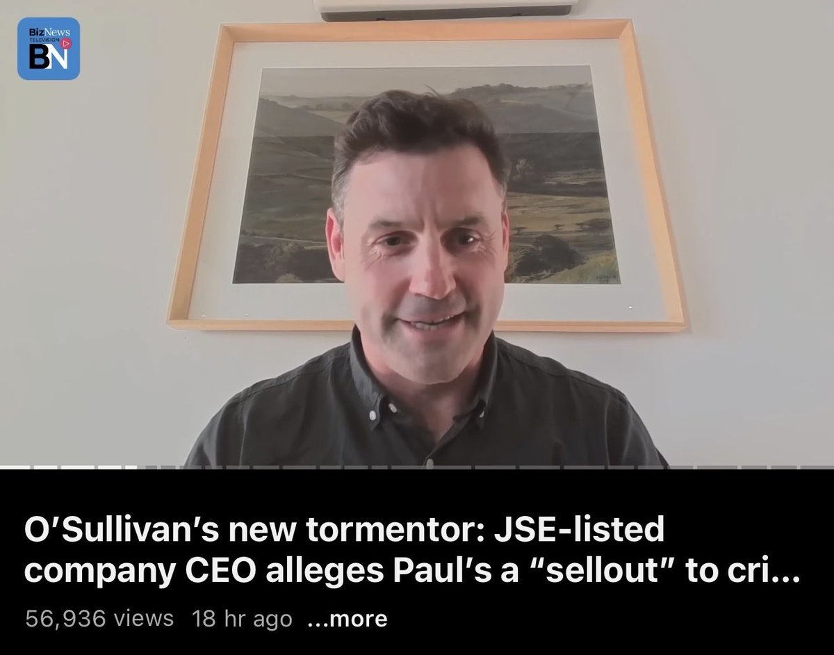 This guy made very serious allegations against Paul O’Sullivan and Moti. He is not holding back. 

youtu.be/fhKO9xesbXk?si…