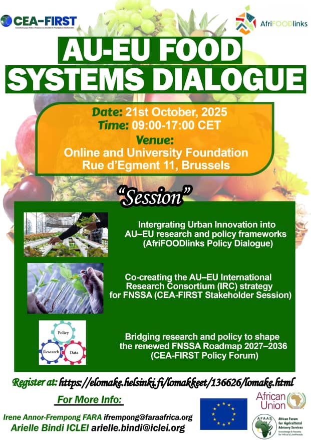 African Forum For Agricultural Advisory Services. tweet media